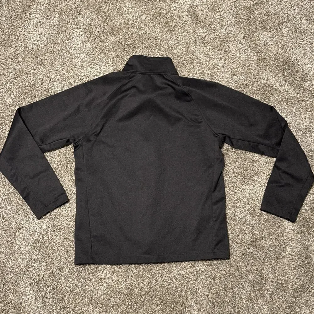 The North Face Soft Shell Full Zip Jacket Charcoal Gray Mens Medium M